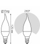 GAUSS Упаковка ламп LED E14, свеча, 6.5Вт, 10 шт. [104101107]