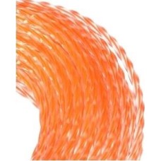 Леска PATRIOT 805401191 D 3,0 мм L 400 м (скрученный квадрат, двухцветная, красная жила) Леска DuoLine для триммеров