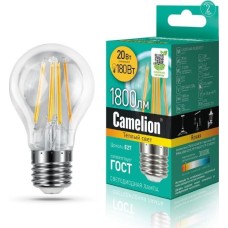 Лампа CAMELION (13718) LED20-A60-FL/830/E27