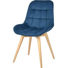 Стул обеденный POLINI Home Verona SD, синий-натуральный (2 кор.)