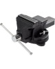 Тиски KRANZ (KR-12-5101) Тиски слесарные 100мм, поворотные, с наковальней