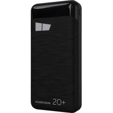 Зарядное устройство MORE CHOICE (4627151193786) PB33-20 Black - 20000mAh 2USB 2.1A