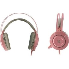 A4TECH Наушники с микрофоном Bloody G521 розовый 2.3м мониторные USB оголовье (G521 ( PINK ))