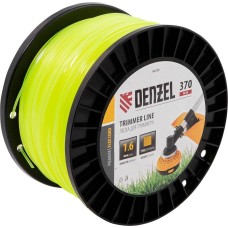 DENZEL Леска для триммера квадрат 1,6мм х 370м, на DIN катушке FLEX CORD 96290