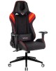Кресло компьютерное игровое ZOMBIE Кресло игровое VIKING 4 AERO, на колесиках, ткань/экокожа, красный/красный [viking 4 aero red]