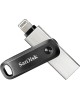 SANDISK Флешка USB iXpand Go 64ГБ, USB3.0, черный и серебристый [sdix60n-064g-gn6nn]