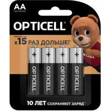 OPTICELL Батарея Basic LR6 AA (4шт) блистер