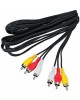 Кабель RCA REXANT (17-0204) ШНУР 3 RCA - 3 RCA - 3 м