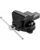 Тиски KRANZ (KR-12-5101) Тиски слесарные 100мм, поворотные, с наковальней