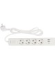 POWERCUBE Сетевой удлинитель PC-6-2M, 1.9м, белый