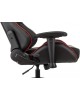 Кресло компьютерное игровое ZOMBIE Кресло игровое VIKING 4 AERO, на колесиках, ткань/экокожа, красный/красный [viking 4 aero red]