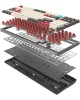 A4TECH Клавиатура Bloody S98 Pixels Green, USB, без русского алфавита, белый бежевый