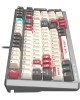 A4TECH Клавиатура Bloody S98 Pixels Green, USB, без русского алфавита, белый бежевый