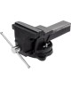 Тиски KRANZ (KR-12-5102) Тиски слесарные 150мм, поворотные, с наковальней