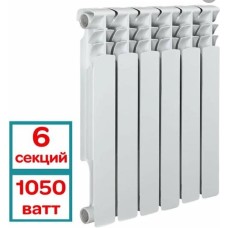 Радиатор АКВАПРОМ BI 500/80 B20 6 секций