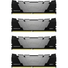 KINGSTON Память DDR4 4x16GB 3200MHz KF432C16RB12K4/64 Fury Renegade Black RTL Gaming PC4-25600 CL16 DIMM 288-pin 1.35В dual rank с радиатором Ret