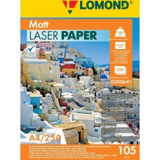 LOMOND Бумага Ultra DS Matt CLC, A4, для лазерной печати, 250л, 105г/м2, белый, покрытие матовое /матовое [0300641]