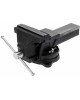 Тиски KRANZ (KR-12-5102) Тиски слесарные 150мм, поворотные, с наковальней