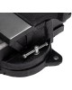Тиски KRANZ (KR-12-5102) Тиски слесарные 150мм, поворотные, с наковальней