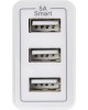 DIGMA Сетевое зар./устр. DGWC-3U-5A-WG 30W 3A (PD+QC) 3xUSB универсальное белый