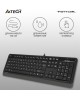 A4TECH Клавиатура Fstyler FK10, USB, черный серый [fk10 grey]