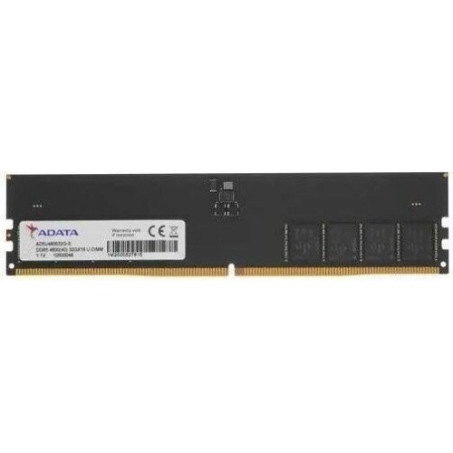 A-DATA Память DDR5 32GB 4800MHz AD5U480032G-S RTL PC5-38400 CL40 DIMM 288-pin 1.1В single rank Ret A-DATA Память DDR5 32GB 4800MHz AD5U480032G-S RTL PC5-38400 CL40 DIMM 288-pin 1.1В single rank Ret