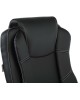 Кресло компьютерное БЮРОКРАТ Кресло руководителя CH-839 черный Leather Black эко.кожа крестов. пластик
