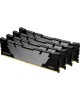 KINGSTON Память DDR4 4x16GB 3200MHz KF432C16RB12K4/64 Fury Renegade Black RTL Gaming PC4-25600 CL16 DIMM 288-pin 1.35В dual rank с радиатором Ret
