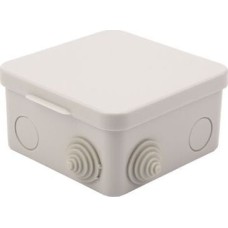 REXANT (28-3059) КОРОБКА РАСПРЕДЕЛИТЕЛЬНАЯ НАРУЖНОГО МОНТАЖА С ОТКИДНОЙ КРЫШКОЙ IP54, СЕРАЯ