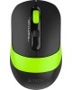 A4TECH Мышь Fstyler FG10CS Air черный/зеленый оптическая 2000dpi silent беспров. USB для ноутбука 4but (FG10CS AIR SPORTS GREEN)