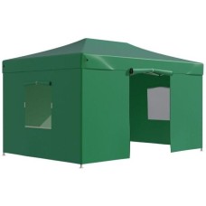 HELEX Тент садовый 4336 3x4.5х3м полиэстер зеленый