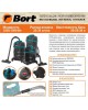 Пылесос строительный BORT BSS-1530 BLACK