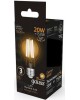 GAUSS Лампа светодиодная Filament 102902120 20Вт цок.:E27 груша 220B 2700K св.свеч.бел.теп. (упак.:1шт)