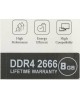 AGI Память DDR4 16GB 2666MHz 266616UD138 UD138 RTL PC4-21300 DIMM 288-pin 1.2В Ret