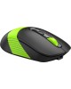A4TECH Мышь Fstyler FG10CS Air черный/зеленый оптическая 2000dpi silent беспров. USB для ноутбука 4but (FG10CS AIR SPORTS GREEN)