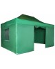 HELEX Тент садовый 4336 3x4.5х3м полиэстер зеленый