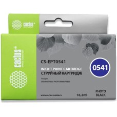 CACTUS Картридж струйный CS-EPT0541 T0541 черный (16.2мл) для Epson Stylus Photo R800/R1800