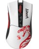 A4TECH Мышь беспроводная Bloody R90 Plus Naraka, игровая, радио, оптическая, USB, 5000dpi, белый и рисунок