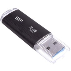 SILICON POWER Флешка USB Blaze B02 16ГБ, USB3.1, черный [sp016gbuf3b02v1k]