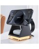 Зарядное устройство ACEFAST Беспроводное зарядное устройство E17 desktop 3-in-1 wireless charging holder для телефона гарнитуры часов. Цвет: черный