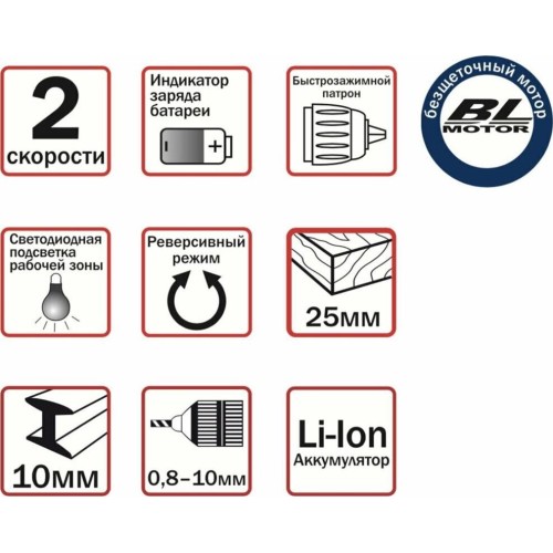 ELITECH Дрель-шуруповерт ДА 12БЛ2 (Е2201.001.02) аккум. патрон:быстрозажимной (кейс в комплекте) (191606) ELITECH Дрель-шуруповерт ДА 12БЛ2 (Е2201.001.02) аккум. патрон:быстрозажимной (кейс в комплекте) (191606)