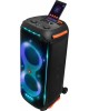 JBL Музыкальный центр PartyBox 710, 800Вт, с караоке, Bluetooth, USB, черный, оранжевый