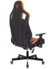 Кресло компьютерное игровое KNIGHT Кресло игровое Outrider, на колесиках, эко.кожа, черный/оранжевый/оранжевый [ outrider bo]