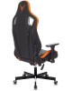 Кресло компьютерное игровое KNIGHT Кресло игровое Outrider, на колесиках, эко.кожа, черный/оранжевый/оранжевый [ outrider bo]
