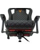 Кресло компьютерное игровое KNIGHT Кресло игровое Outrider, на колесиках, эко.кожа, черный/оранжевый/оранжевый [ outrider bo]