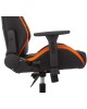 Кресло компьютерное игровое KNIGHT Кресло игровое Outrider, на колесиках, эко.кожа, черный/оранжевый/оранжевый [ outrider bo]