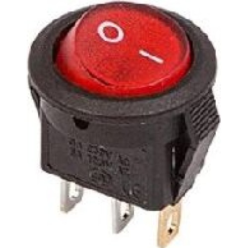Выключатель-кнопка REXANT (36-2530) выключатель клавишный (RWB-106, SC-214) красный (200)