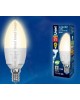Лампа светодиодная UNIEL (UL-00002413) LED-C37 7W/WW/E14 свеча Теплый белый свет