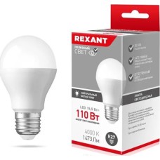 Лампа светодиодная REXANT (604-009) A60 15,5 ВТ E27 1473 ЛМ 4000 K