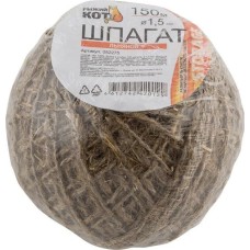 Шпагат РЫЖИЙ КОТ Шпагат упаковочный льняной D1,5мм 150 м (клубок) (082275)